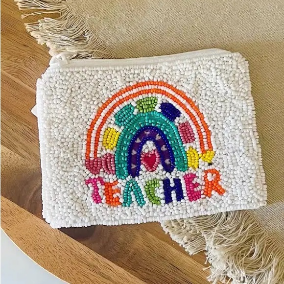 TEACHER FUEL BEADED POUCH main image 1